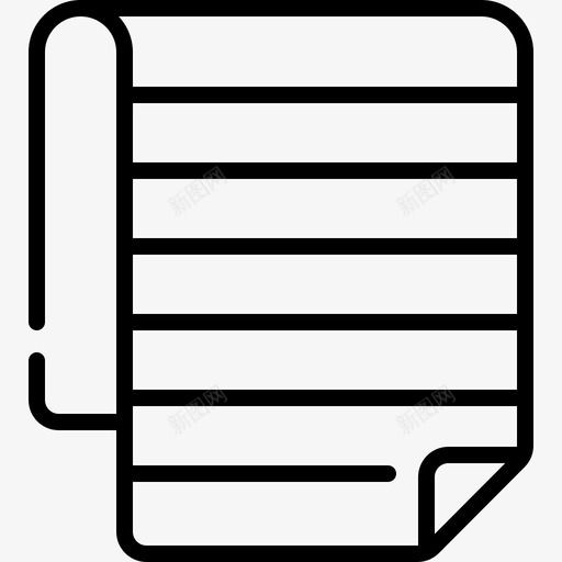 毛毯睡觉时间25直线型图标svg_新图网 https://ixintu.com 时间 毛毯 直线 睡觉 线型