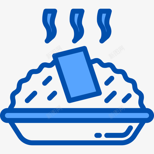 蓝饭街2号图标svg_新图网 https://ixintu.com 蓝饭街2号
