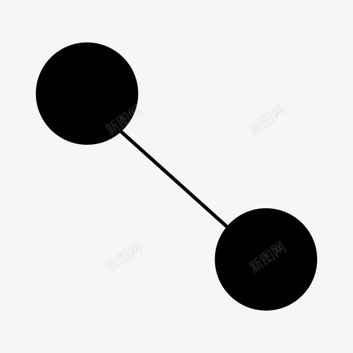 链接节点图表图标svg_新图网 https://ixintu.com 图表 节点 链接