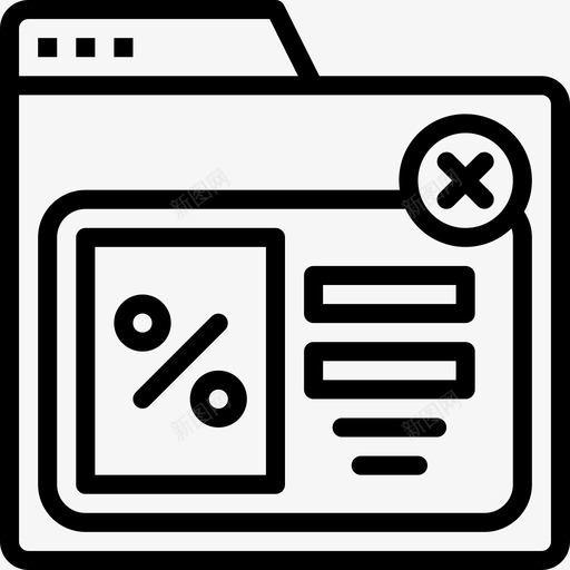 弹出式数字营销102线性图标svg_新图网 https://ixintu.com 弹出式 数字 线性 营销