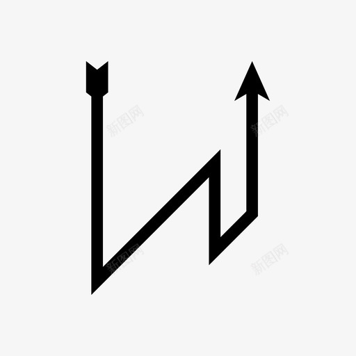 箭弓方向图标svg_新图网 https://ixintu.com 向上 弓 方向 箭 箭弓1