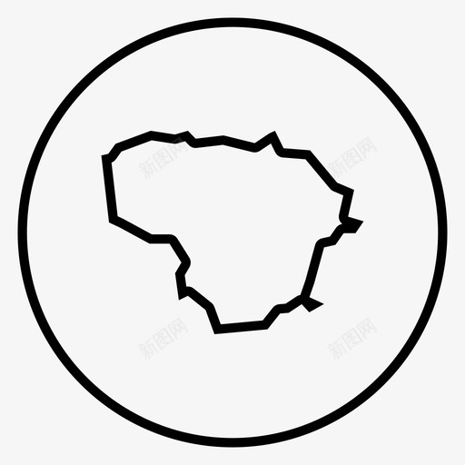 立陶宛地图波罗的海欧洲图标svg_新图网 https://ixintu.com 地图 欧洲 波罗的海 立陶宛 纽斯 维尔