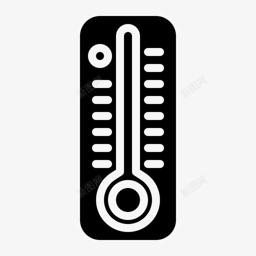 温度天气210固体图标svg_新图网 https://ixintu.com 固体 天气 温度