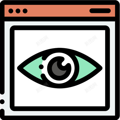 视图用户体验12线性颜色图标svg_新图网 https://ixintu.com 体验 用户 线性 视图 颜色