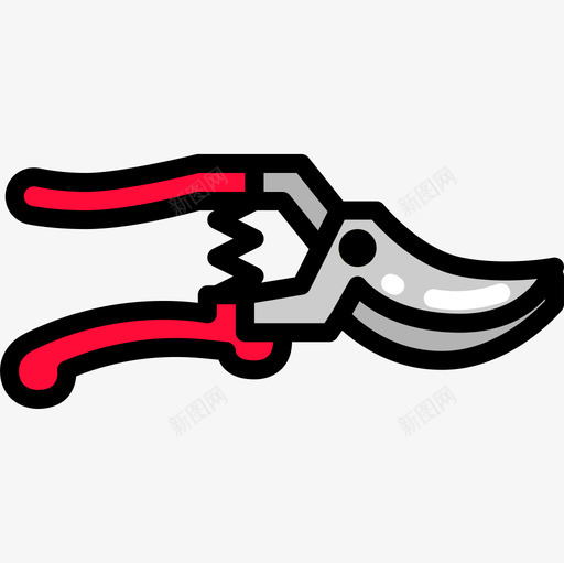修剪器园艺工具9填充图标svg_新图网 https://ixintu.com 修剪 园艺 填充 工具