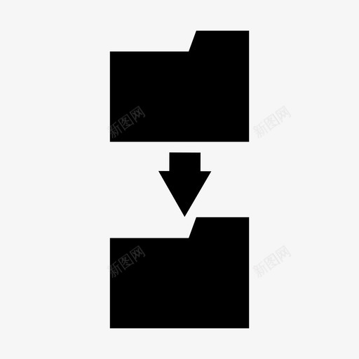 移动文件夹文档复制图标svg_新图网 https://ixintu.com 复制 数据库 文档 替换 移动文件夹