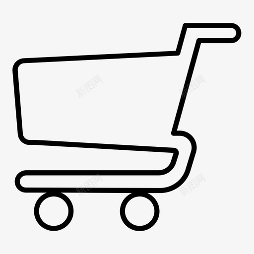 购物车图表在线商店图标svg_新图网 https://ixintu.com 优化 商店 图表 在线 搜索引擎 网络 购物车