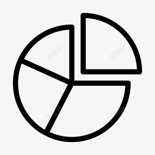 饼图图表统计图标svg_新图网 https://ixintu.com 48像素 优化 图表 字形 搜索引擎 统计 营销 饼图