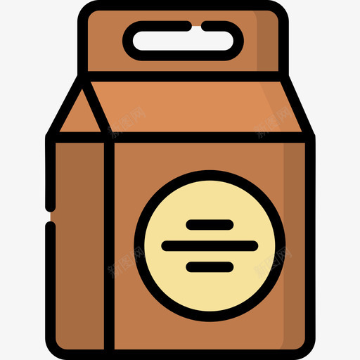 食品容器超市35线性颜色图标svg_新图网 https://ixintu.com 容器 线性 超市 颜色 食品