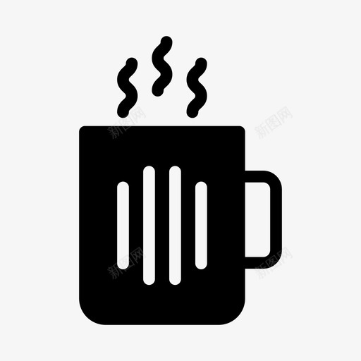 咖啡休息杯子图标svg_新图网 https://ixintu.com 业务线字形48px 休息 咖啡 杯子 热 茶