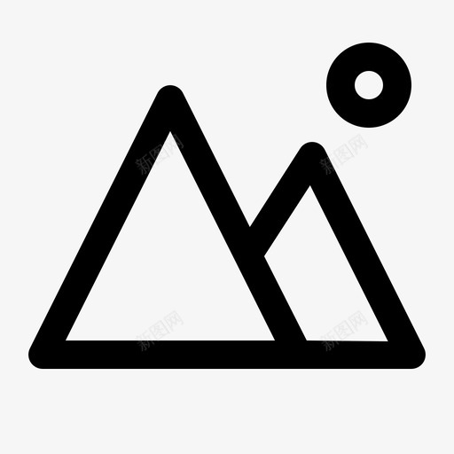 山旅游旅行图标svg_新图网 https://ixintu.com 旅游 旅行