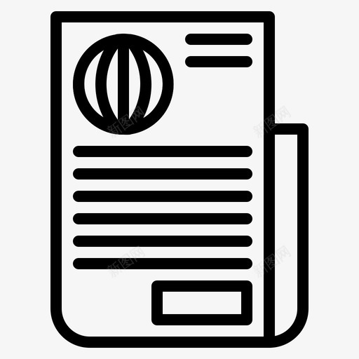 报纸记者杂志图标svg_新图网 https://ixintu.com 报纸 杂志 记者 记者行