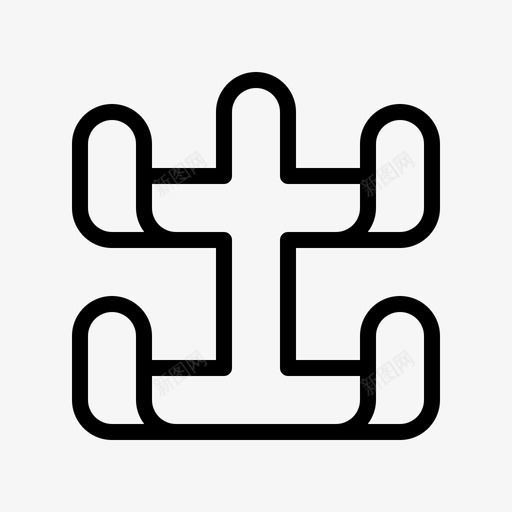 珊瑚潜水21直线型图标svg_新图网 https://ixintu.com 潜水 珊瑚 直线 线型