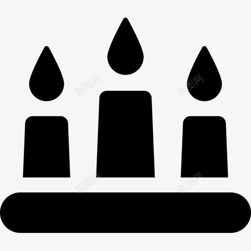 蜡烛新年47充满图标svg_新图网 https://ixintu.com 充满 新年 蜡烛