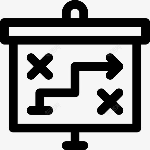 战略曲棍球16直线图标svg_新图网 https://ixintu.com 战略 曲棍球 直线