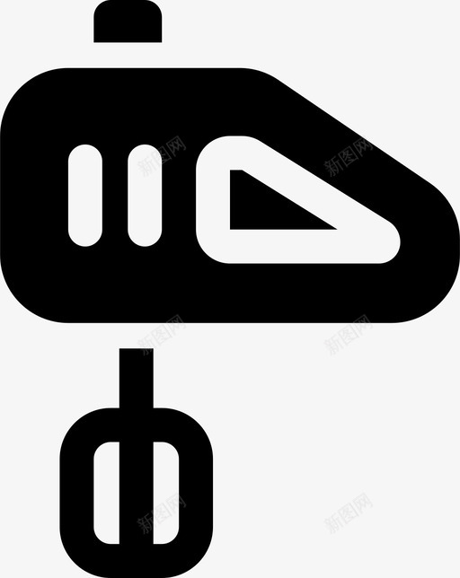 搅拌机电器厨房图标svg_新图网 https://ixintu.com 厨房 填充 搅拌机 电器