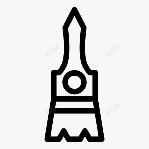 画笔颜色工具图标svg_新图网 https://ixintu.com 工具 画笔 颜色