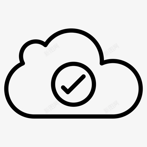检查云数据库主机图标svg_新图网 https://ixintu.com 主机 数据库 方向线图标 服务器 检查云