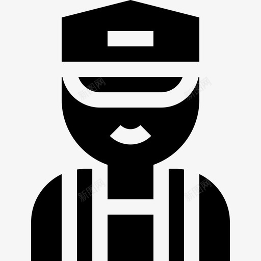 技师空调5已填充图标svg_新图网 https://ixintu.com 填充 技师 空调