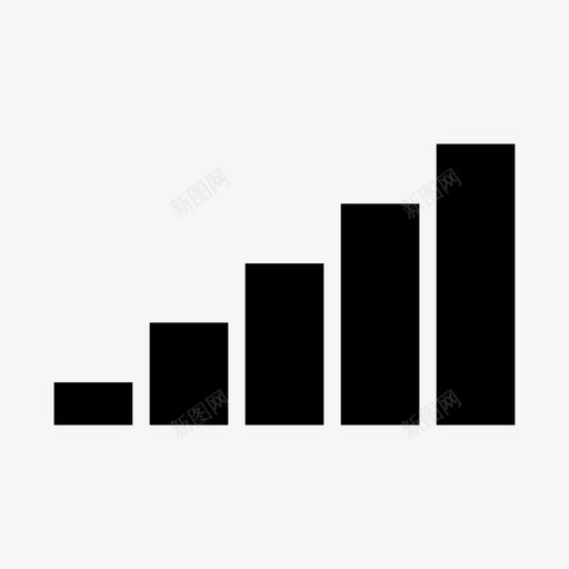 信号条形图跳动图标svg_新图网 https://ixintu.com 互联网 信号 图表 条形图 跳动