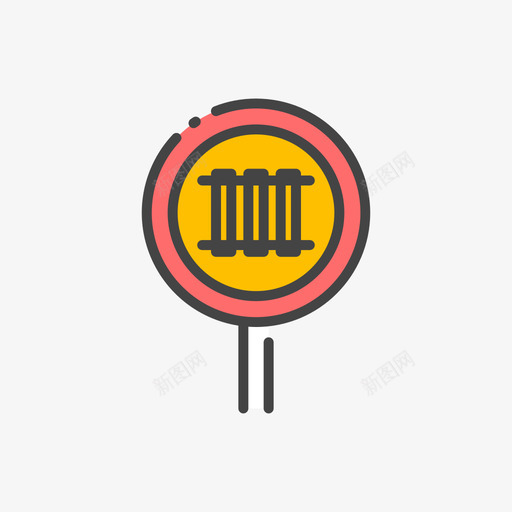 铁路列车和铁路2线颜色图标svg_新图网 https://ixintu.com 列车和铁路2 线颜色 铁路