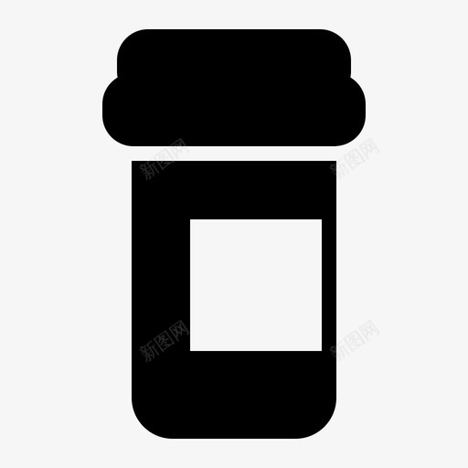 瓶子药品医用固体图标svg_新图网 https://ixintu.com 医用 固体 瓶子 药品