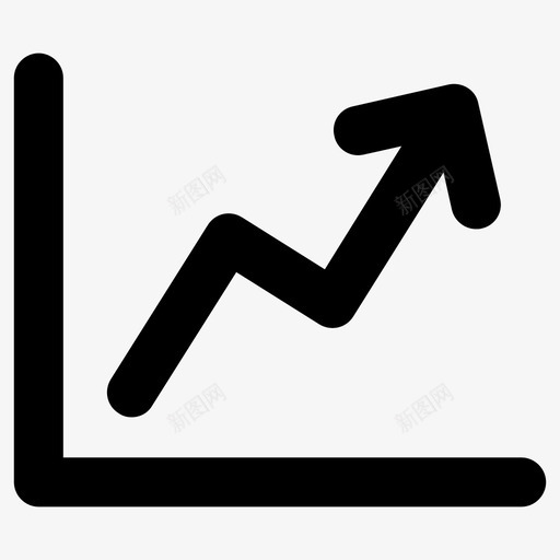 趋势图表数据图标svg_新图网 https://ixintu.com 分析 分析图 图表 增长 报告 数据 统计 趋势