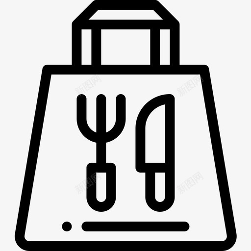 外卖送餐17直系图标svg_新图网 https://ixintu.com 外卖 直系 送餐17