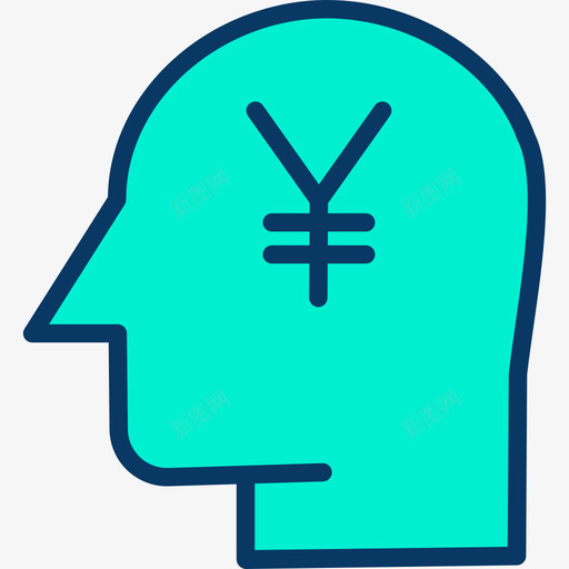 思考思考4线条色彩图标svg_新图网 https://ixintu.com 思考 思考4 线条色彩
