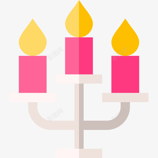 烛台103岁生日平房图标svg_新图网 https://ixintu.com 103岁生日 平房 烛台