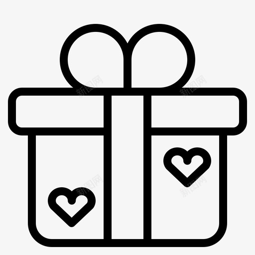 礼物周年纪念日生日图标svg_新图网 https://ixintu.com 周年 周年纪念 爱情 生日 礼物 纪念日