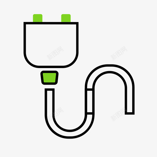 充电器svg_新图网 https://ixintu.com 充电器 扁平 多色 简约