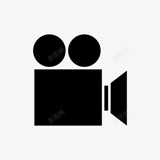电影照相机电影院图标svg_新图网 https://ixintu.com 娱乐 媒体 照相机 电影 电影院 营销