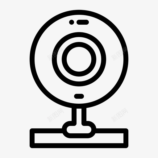 网络摄像机摄像机计算机图标svg_新图网 https://ixintu.com 摄像机 硬件 网络摄像机 计算机 计算机硬件和外围设备轮廓 设备