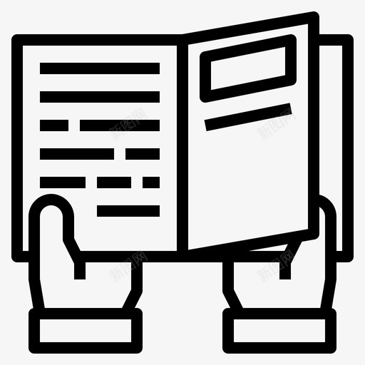读书教育知识图标svg_新图网 https://ixintu.com 书本 学习 教育 知识 读书