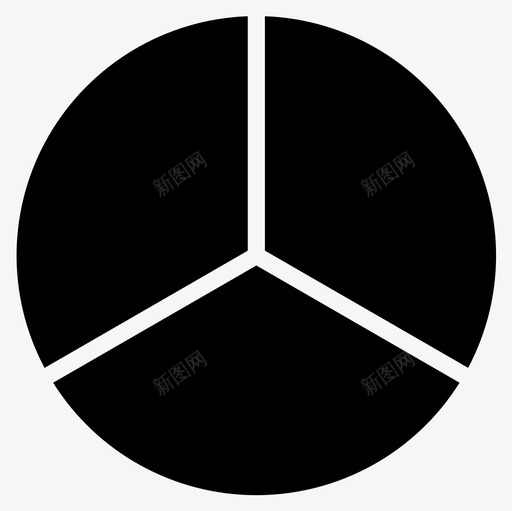 饼图图表和图表2字形图标svg_新图网 https://ixintu.com 图表 字形 饼图