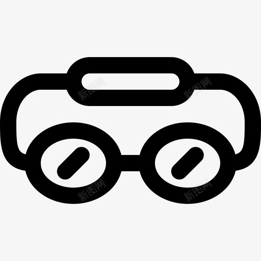 眼镜眼睛时尚图标svg_新图网 https://ixintu.com 安全 时尚 游泳 眼睛 眼镜