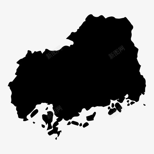 日本广岛县图标svg_新图网 https://ixintu.com 广岛县 日本