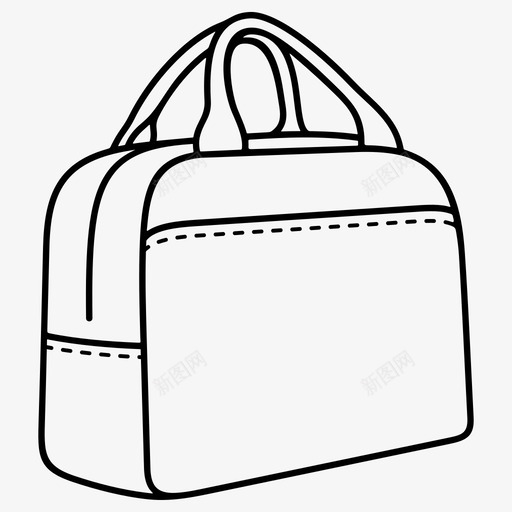 冷藏袋保温午餐图标svg_新图网 https://ixintu.com 保温 冷藏袋 午餐