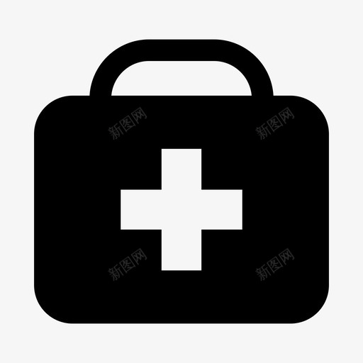 急救箱包医生图标svg_新图网 https://ixintu.com 保健 医生 医疗 急救箱