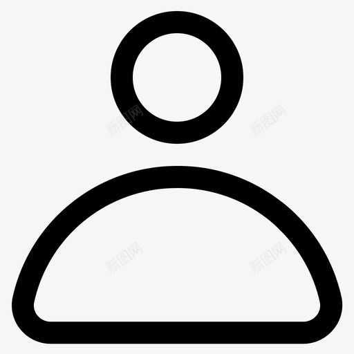 个人帐户头像图标svg_新图网 https://ixintu.com 个人 头像 帐户 通信 配置文件