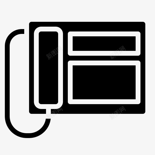电话电器图标svg_新图网 https://ixintu.com 家具 家居 家用 房间 电器 电器设备 电话 设计