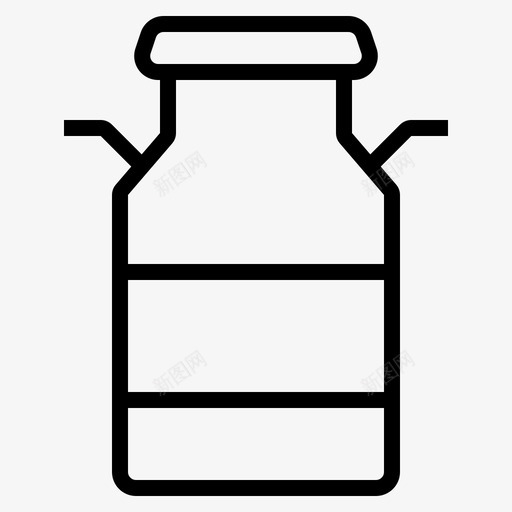 奶瓶生意咖啡图标svg_新图网 https://ixintu.com 咖啡 奶瓶 生意