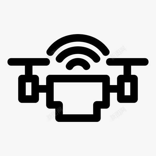 无人机摄像头飞行图标svg_新图网 https://ixintu.com 地图 摄像头 无人机 无线 飞行