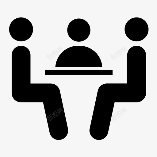 会议商务调解人图标svg_新图网 https://ixintu.com 会议 商务 商务和财务 调解 调解人 财务