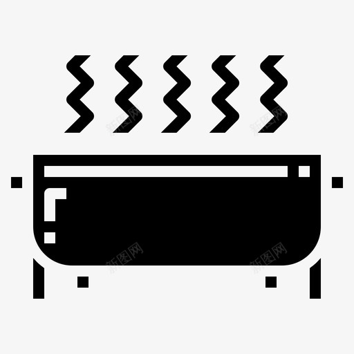 烧烤架电器厨房图标svg_新图网 https://ixintu.com 厨房 厨房用具 烤架 烧烤 电器