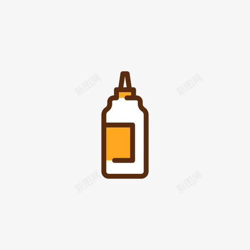 烤肉和烤肉酱图标svg_新图网 https://ixintu.com 烤肉 肉酱