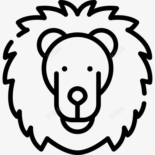 狮子雷鬼19直系图标svg_新图网 https://ixintu.com 狮子 直系 雷鬼
