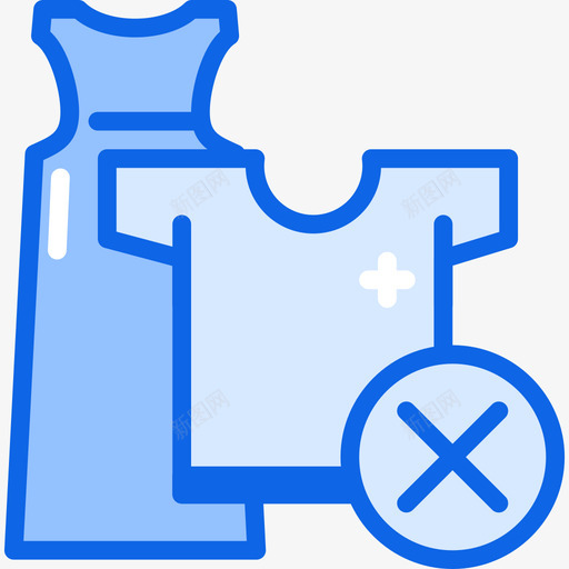 服装电子商务130蓝色图标svg_新图网 https://ixintu.com 服装 电子商务130 蓝色