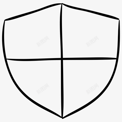 盾牌装甲安全图标svg_新图网 https://ixintu.com 图标 安全 手绘 盾牌 装甲